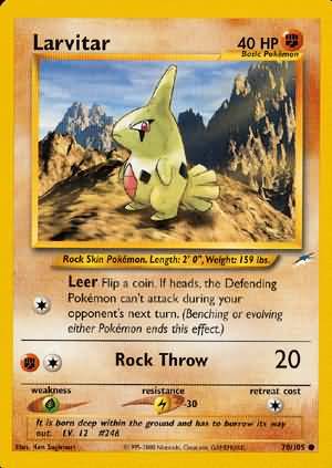 Larvitar (70/105) [Neo Destiny Unlimited] | Event Horizon Hobbies CA