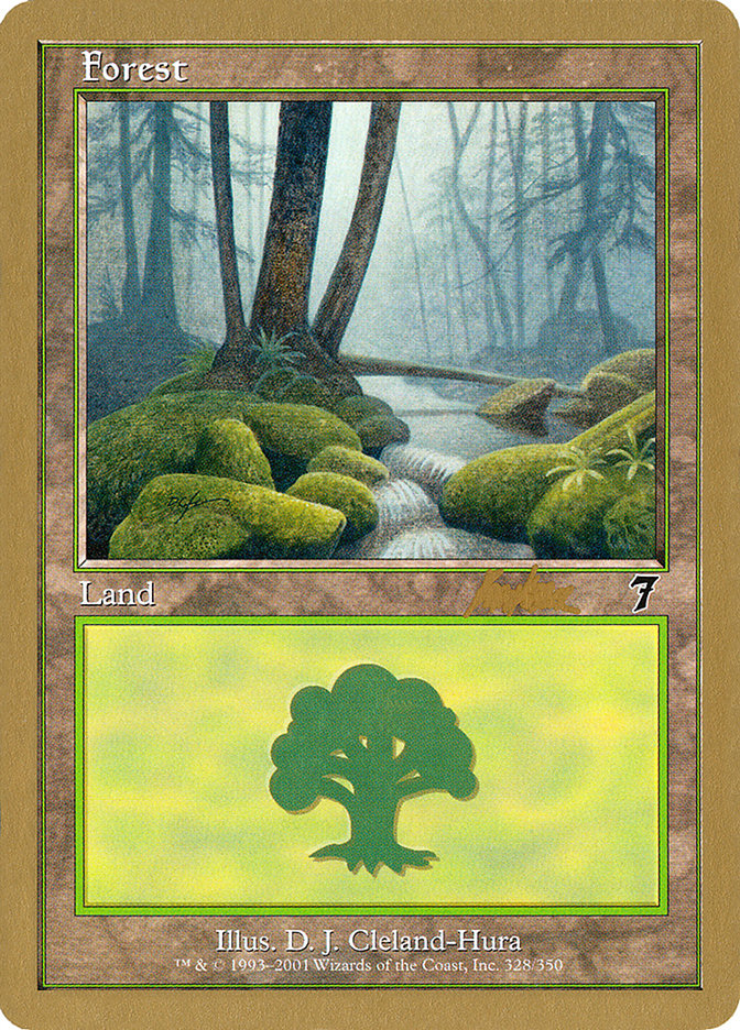 Forest (328) (Brian Kibler) [World Championship Decks 2002] | Event Horizon Hobbies CA