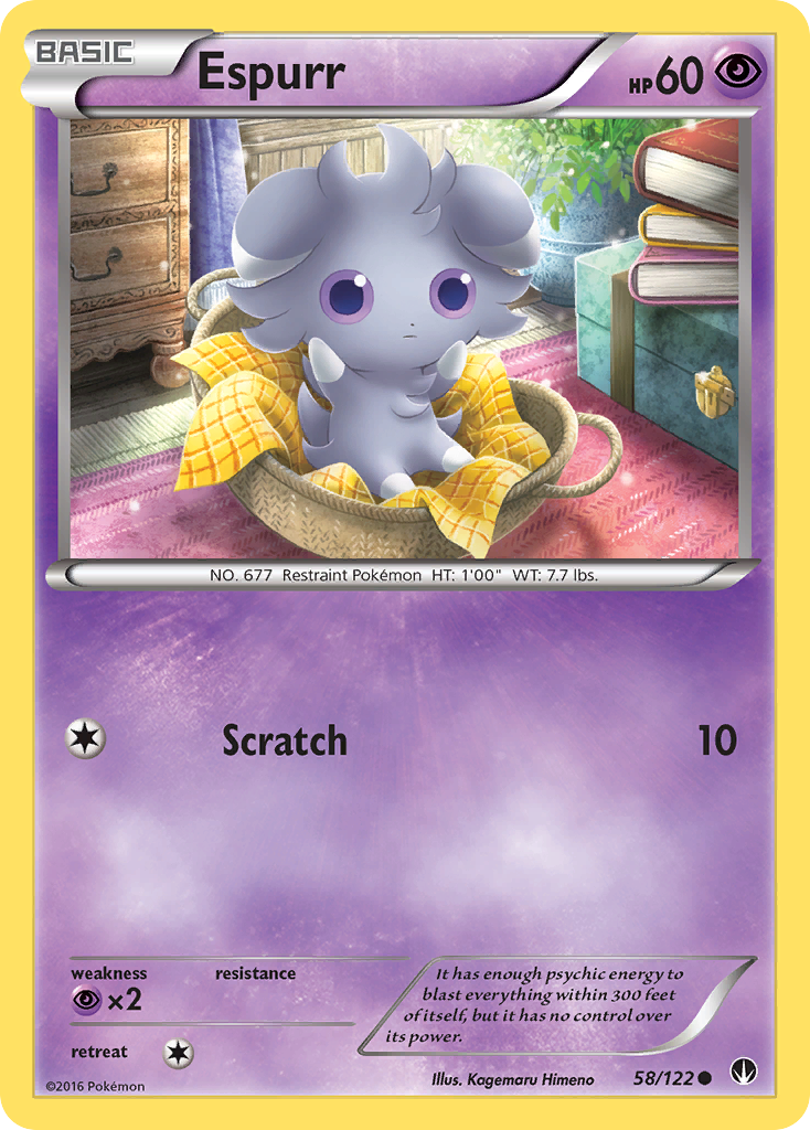 Espurr (58/122) [XY: BREAKpoint] | Event Horizon Hobbies CA