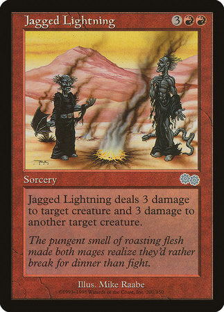 Jagged Lightning [Urza's Saga] | Event Horizon Hobbies CA