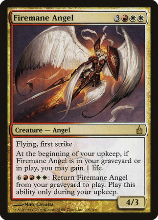 Firemane Angel [Ravnica: City of Guilds] | Event Horizon Hobbies CA