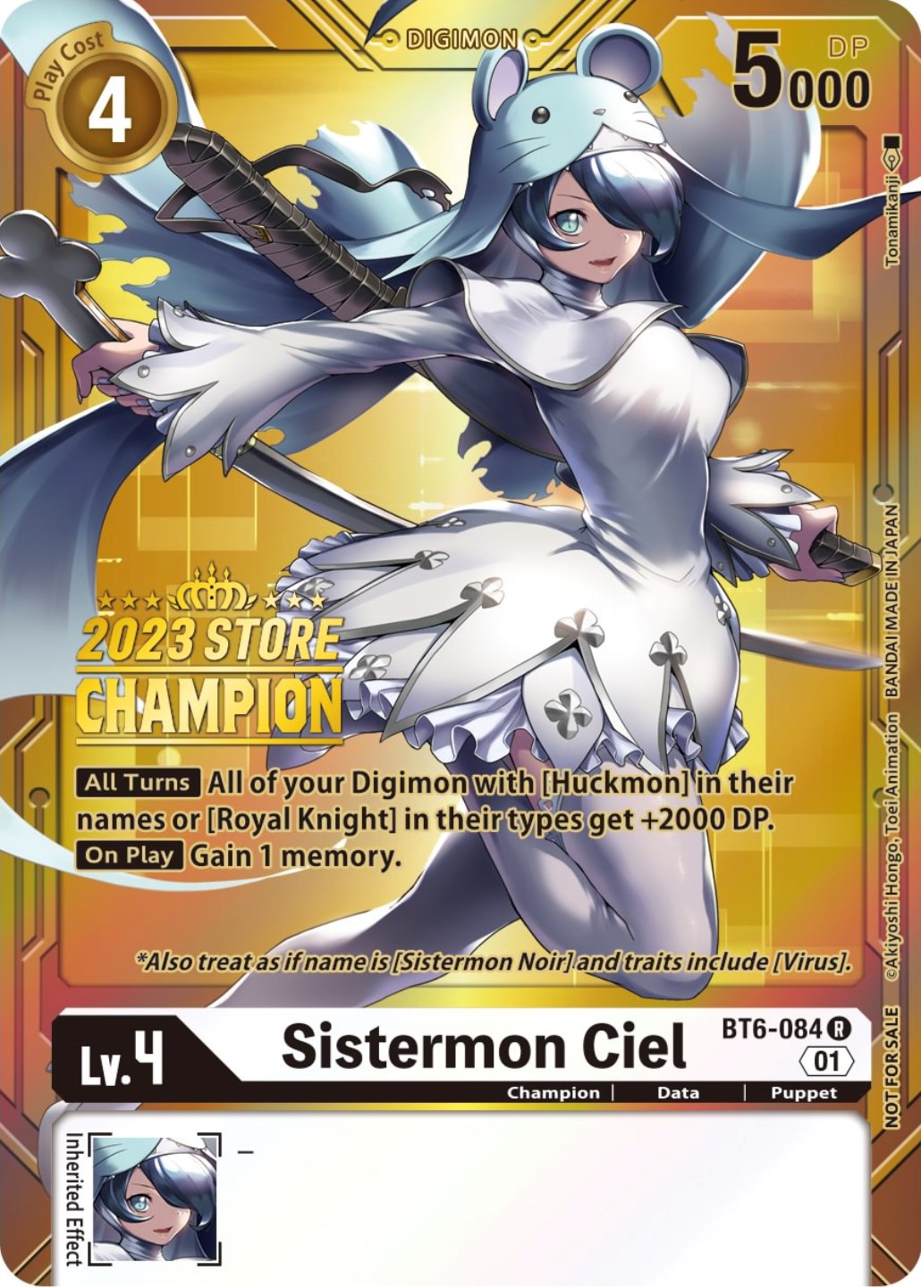 Sistermon Ciel [BT6-084] (2023 Store Champion) [Double Diamond Promos] | Event Horizon Hobbies CA