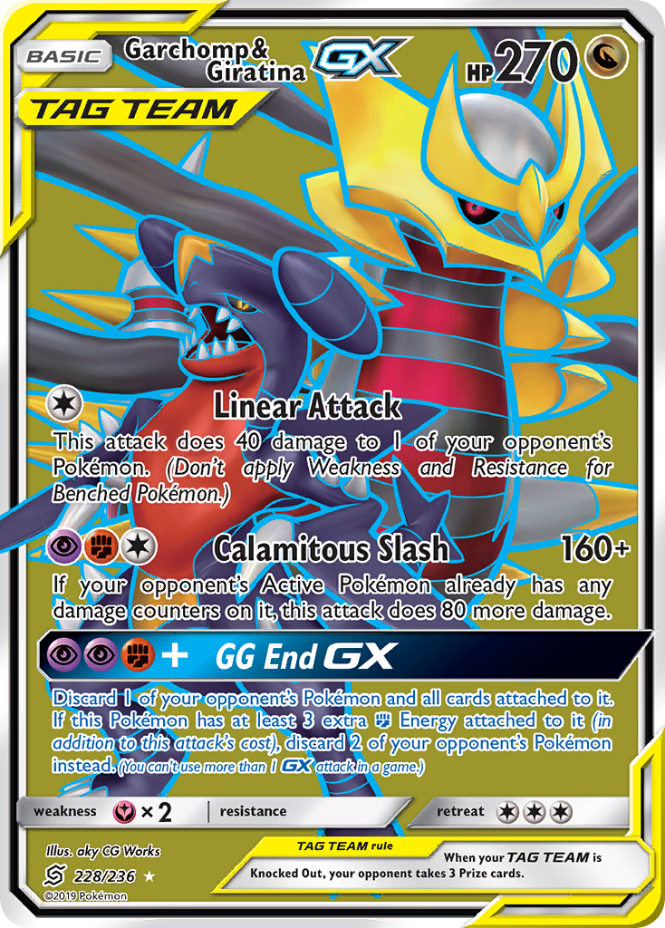 Garchomp & Giratina GX (228/236) [Sun & Moon: Unified Minds] | Event Horizon Hobbies CA