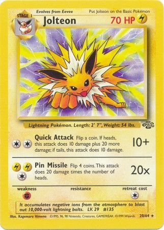 Jolteon (20/64) [Jungle Unlimited] | Event Horizon Hobbies CA