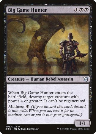 Big Game Hunter [Commander 2019] | Event Horizon Hobbies CA