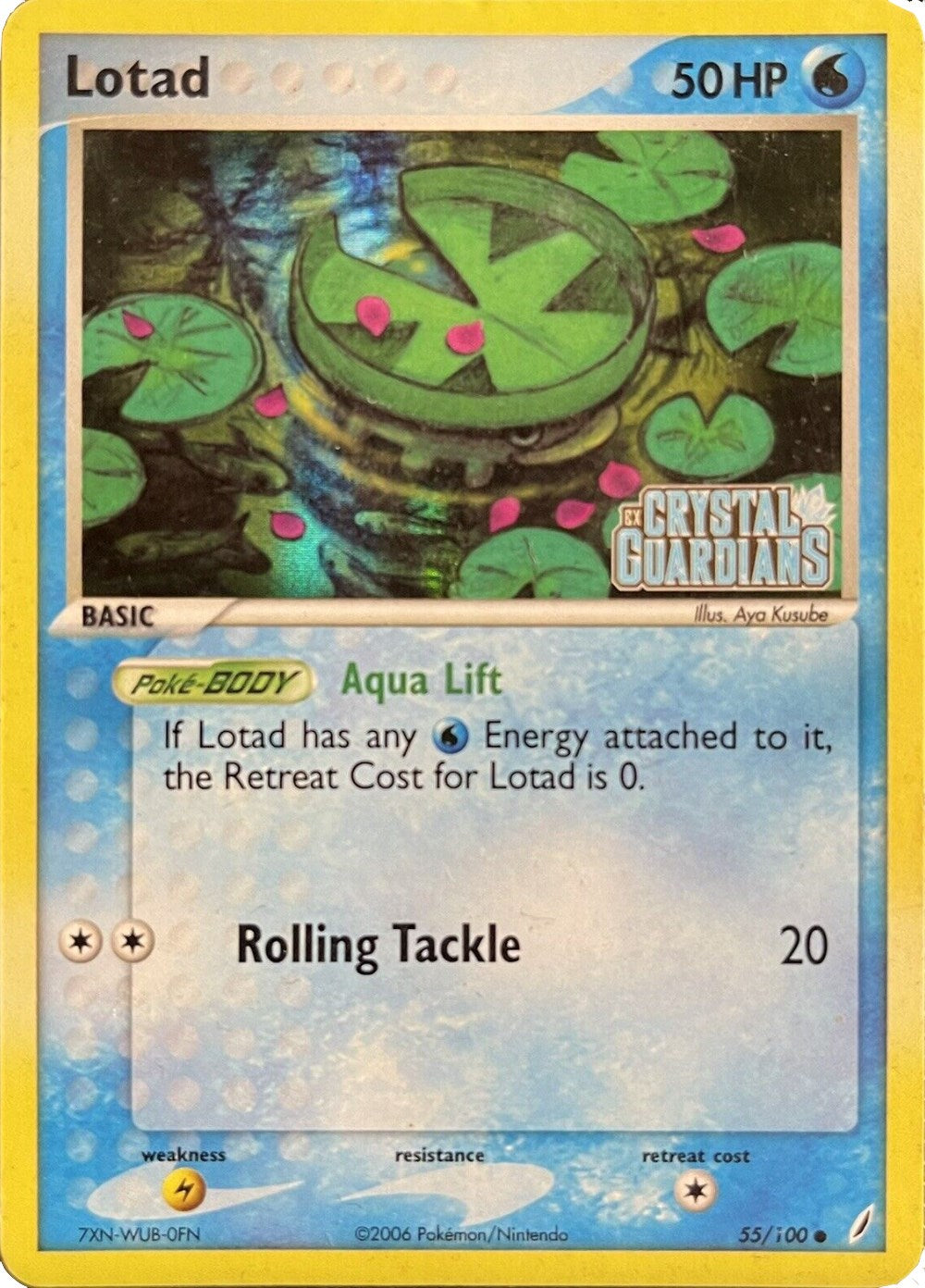 Lotad (055/100) (Theme Deck Exclusive) [EX: Crystal Guardians] | Event Horizon Hobbies CA