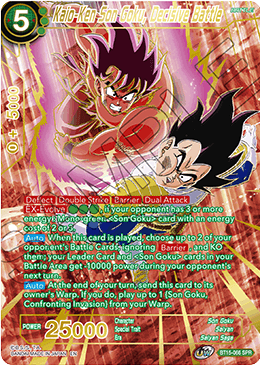 Kaio-Ken Son Goku, Decisive Battle (SPR) (BT15-066) [Saiyan Showdown] | Event Horizon Hobbies CA