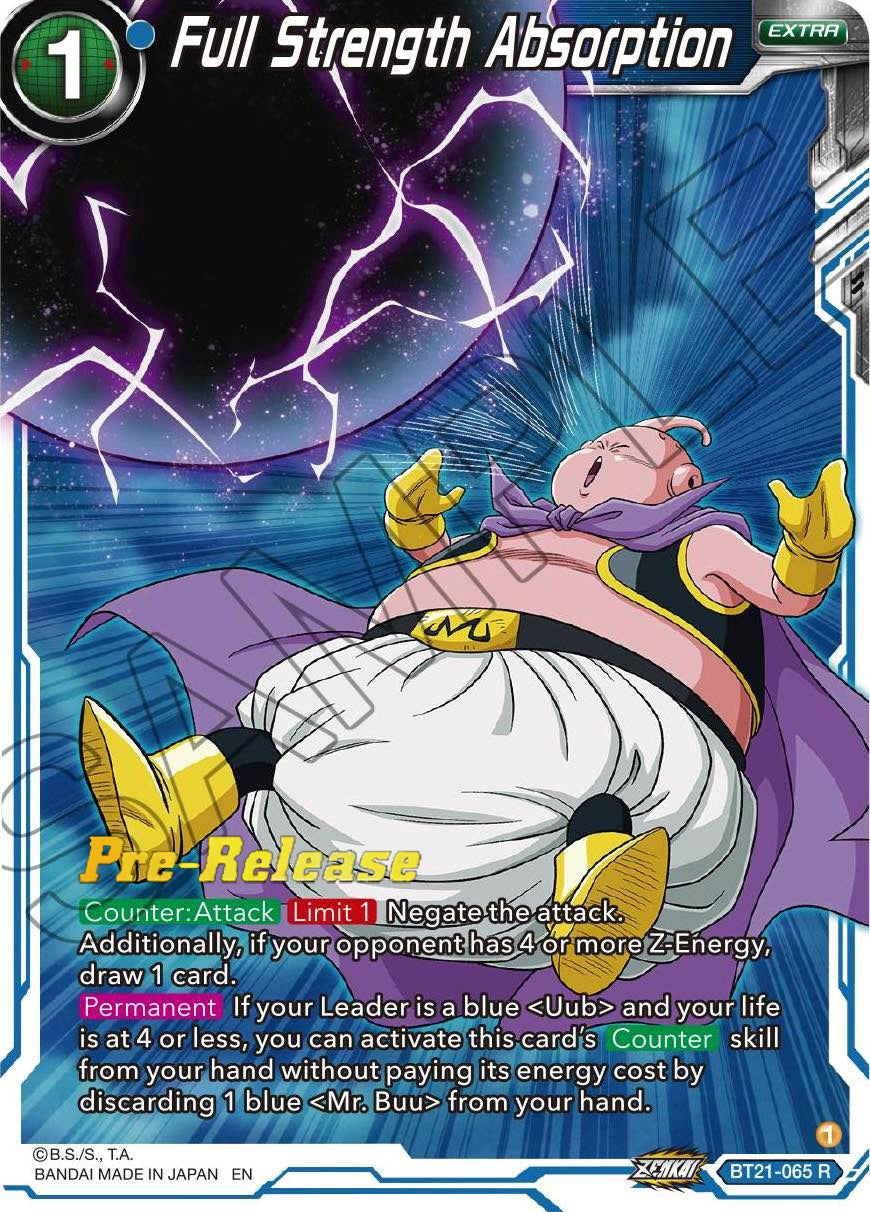 Full Strength Absorption (BT21-065) [Wild Resurgence Pre-Release Cards] | Event Horizon Hobbies CA