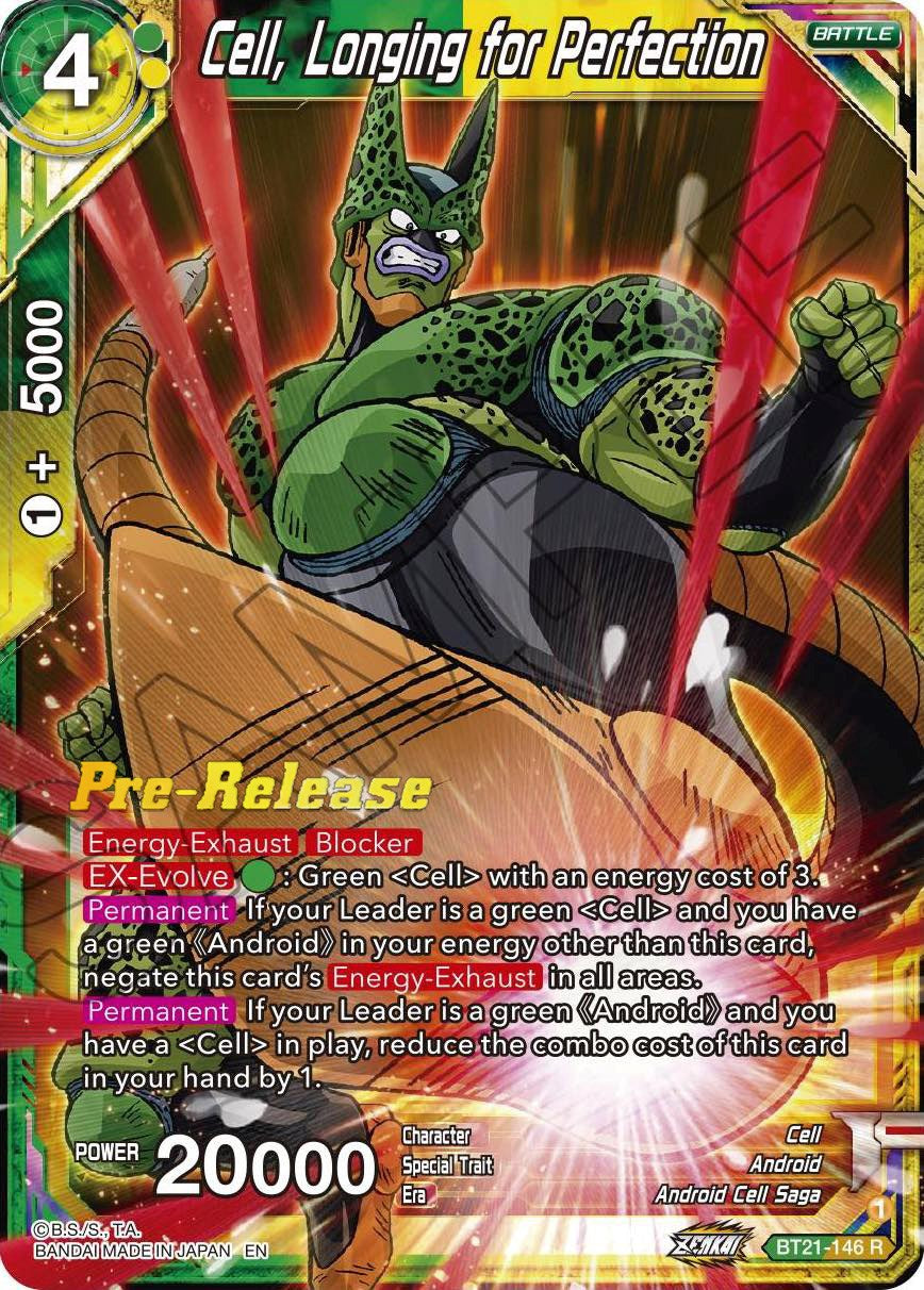 Cell, Longing for Perfection (BT21-146) [Wild Resurgence Pre-Release Cards] | Event Horizon Hobbies CA