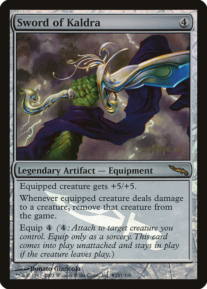 Sword of Kaldra [Mirrodin Promos] | Event Horizon Hobbies CA