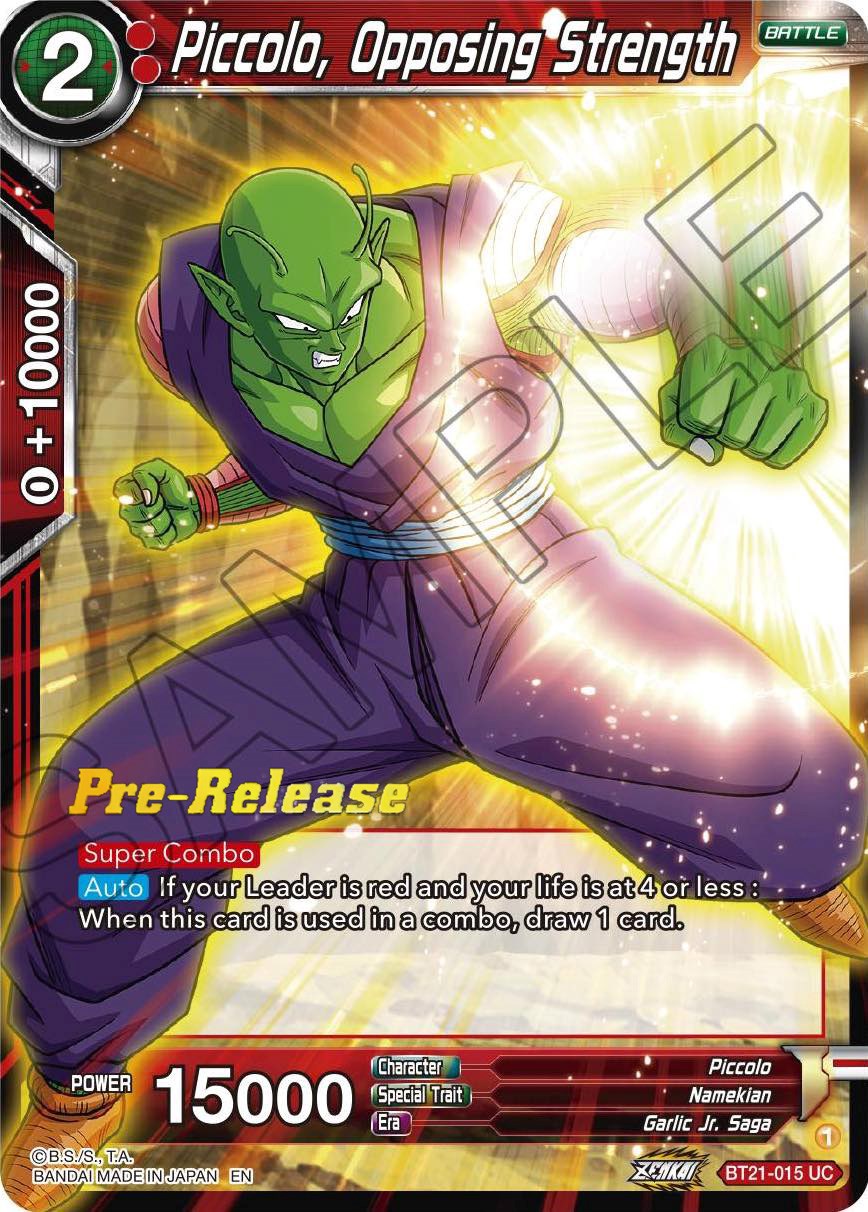 Piccolo, Opposing Strength (BT21-015) [Wild Resurgence Pre-Release Cards] | Event Horizon Hobbies CA