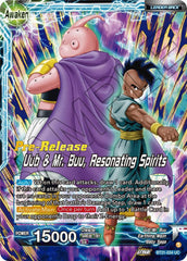 Uub // Uub & Mr. Buu, Resonating Spirits (BT21-034) [Wild Resurgence Pre-Release Cards] | Event Horizon Hobbies CA