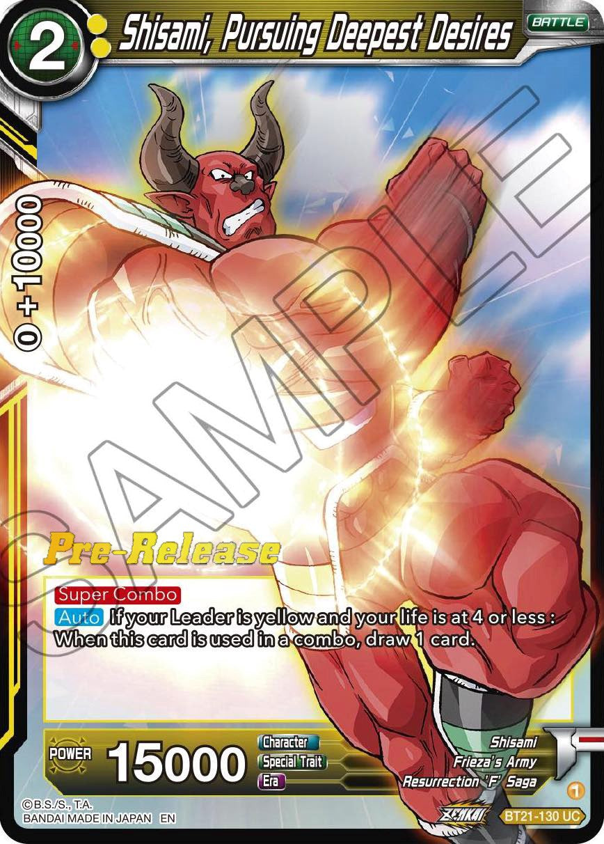 Shisami, Pursuing Deepest Desires (BT21-130) [Wild Resurgence Pre-Release Cards] | Event Horizon Hobbies CA