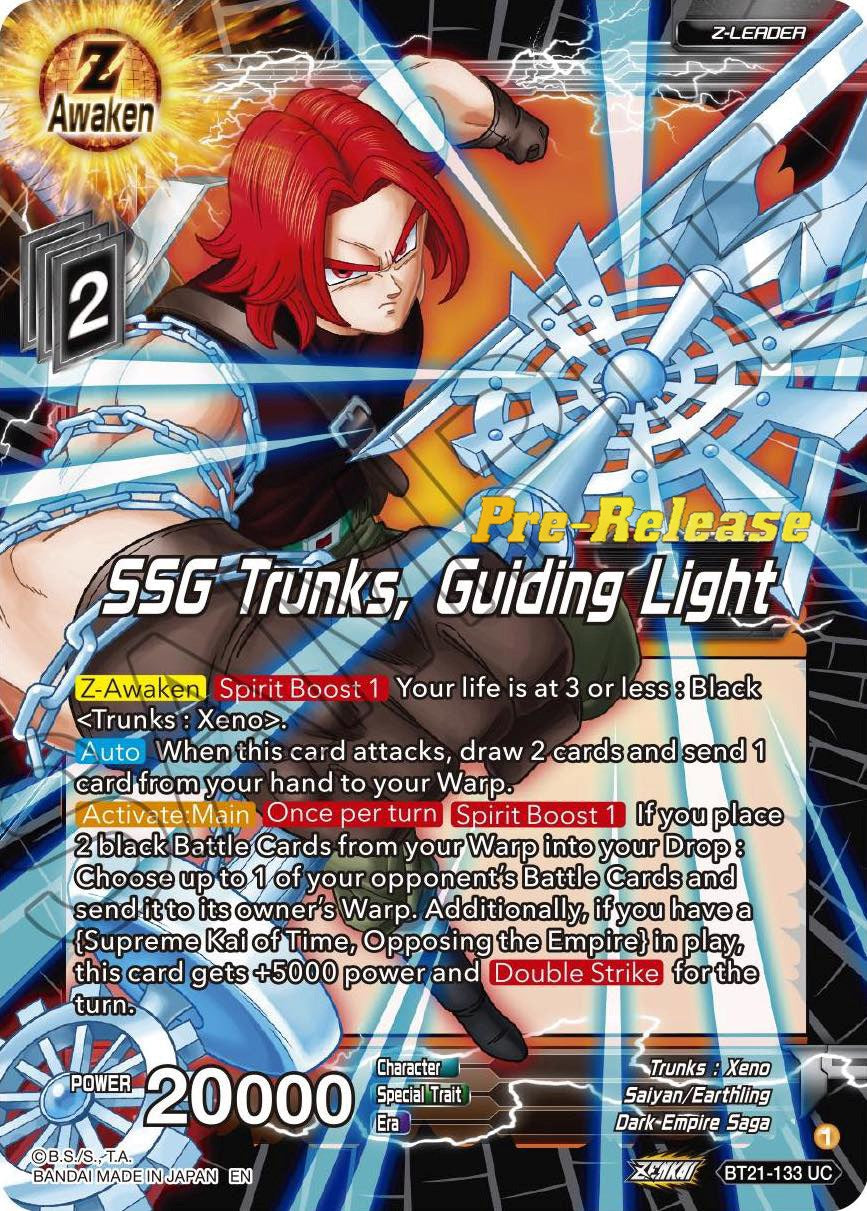 SSG Trunks, Guiding Light (BT21-133) [Wild Resurgence Pre-Release Cards] | Event Horizon Hobbies CA