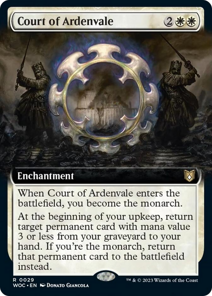 Court of Ardenvale (Extended Art) [Wilds of Eldraine Commander] | Event Horizon Hobbies CA