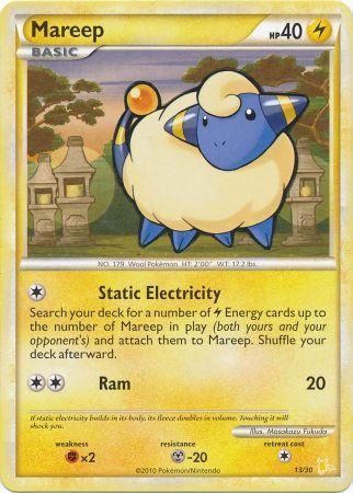 Mareep (13/30) [HeartGold & SoulSilver: Trainer Kit - Raichu] | Event Horizon Hobbies CA