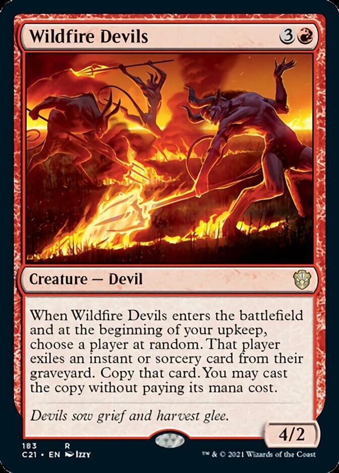 Wildfire Devils [Commander 2021] | Event Horizon Hobbies CA