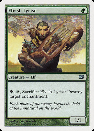 Elvish Lyrist [Eighth Edition] | Event Horizon Hobbies CA