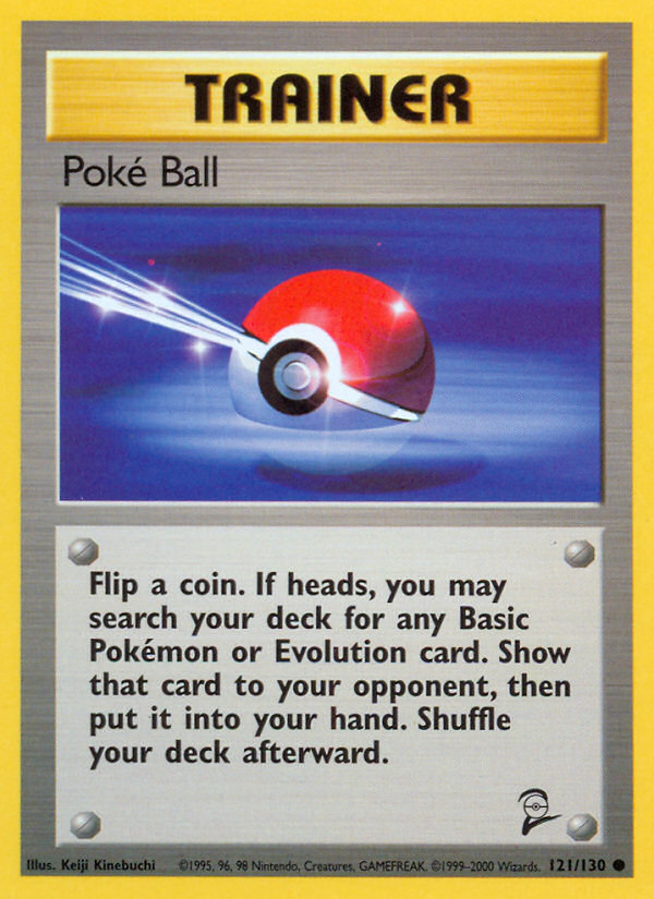 Poke Ball (121/130) [Base Set 2] | Event Horizon Hobbies CA