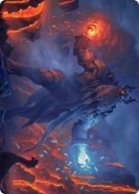 Aegar, the Freezing Flame Art Card [Kaldheim: Art Series] | Event Horizon Hobbies CA