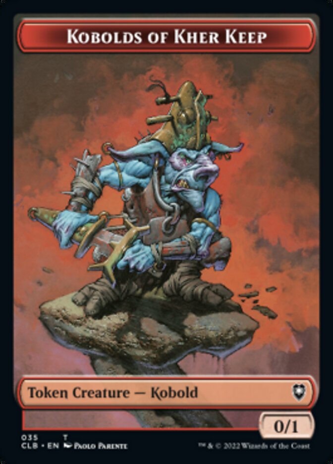 Kobolds of Kher Keep // Treasure Double-sided Token [Commander Legends: Battle for Baldur's Gate Tokens] | Event Horizon Hobbies CA