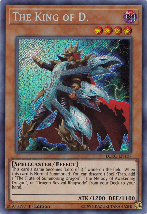 The King of D. [LCKC-EN107] Secret Rare | Event Horizon Hobbies CA