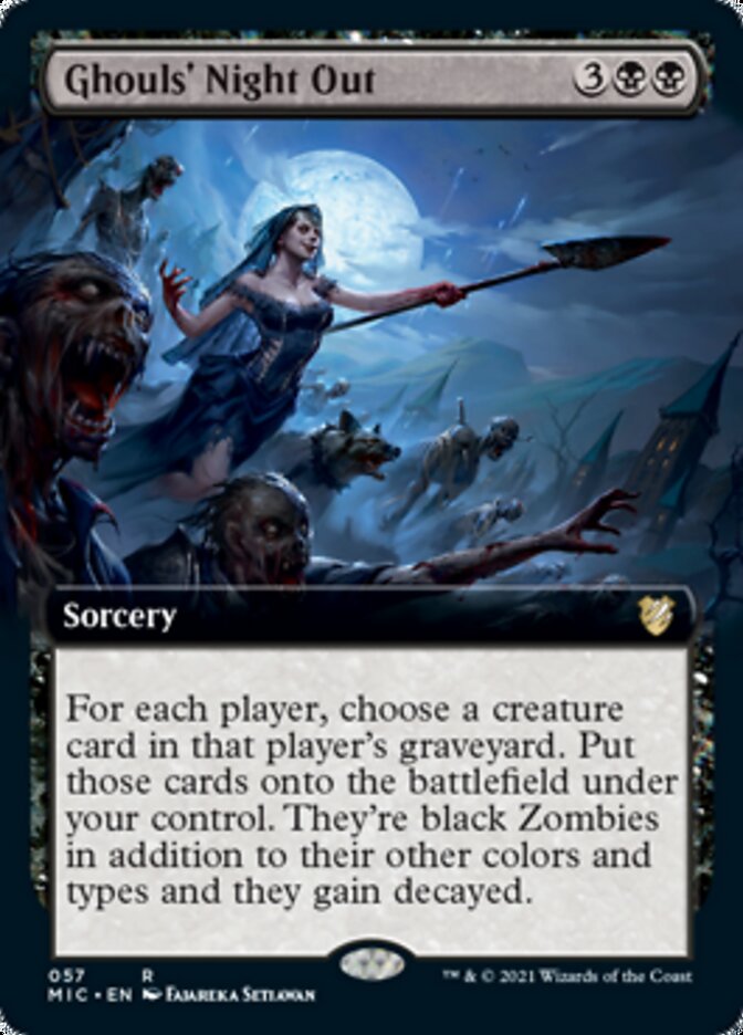 Ghouls' Night Out (Extended) [Innistrad: Midnight Hunt Commander] | Event Horizon Hobbies CA