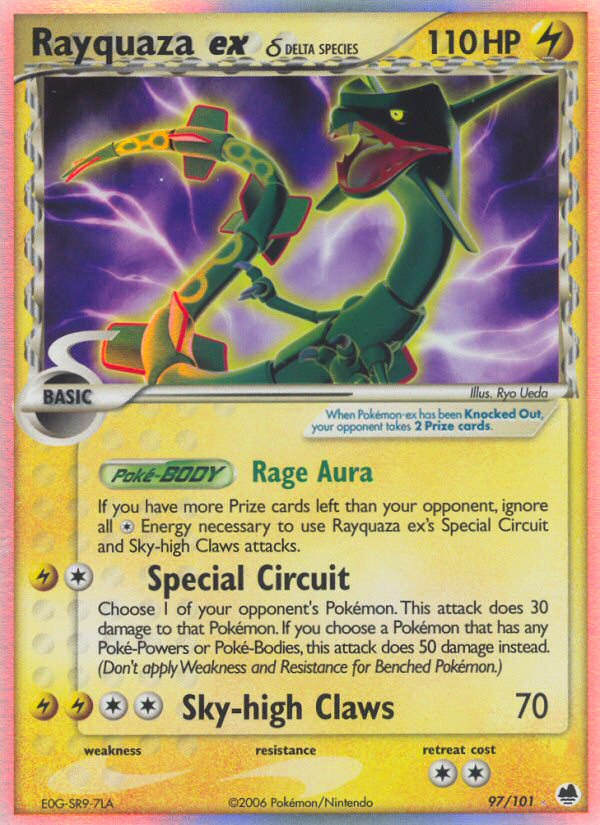 Rayquaza ex (97/101) (Delta Species) [EX: Dragon Frontiers] | Event Horizon Hobbies CA