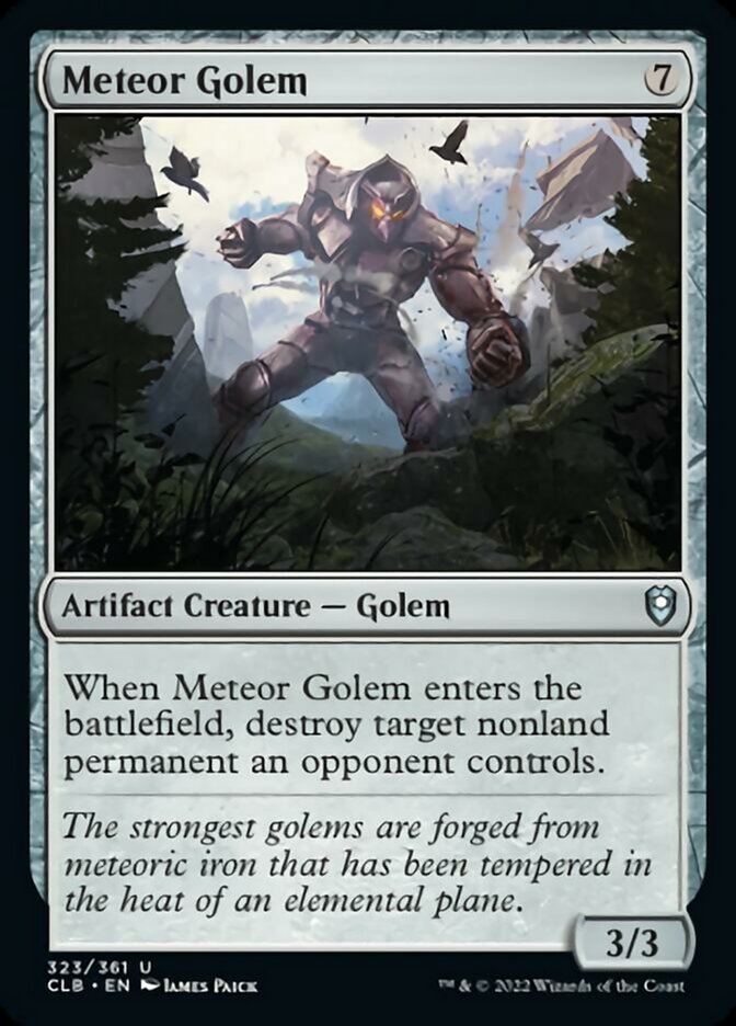 Meteor Golem [Commander Legends: Battle for Baldur's Gate] | Event Horizon Hobbies CA