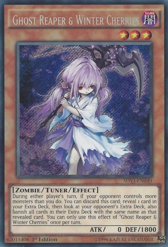 Ghost Reaper & Winter Cherries [SHVI-EN040] Secret Rare | Event Horizon Hobbies CA