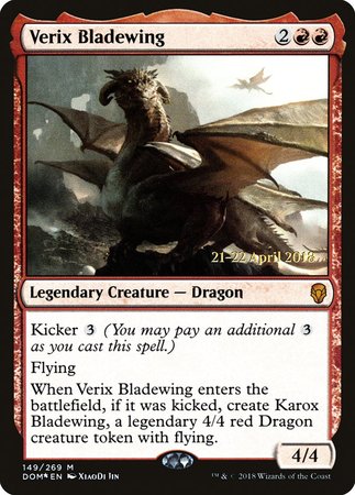 Verix Bladewing [Dominaria Promos] | Event Horizon Hobbies CA