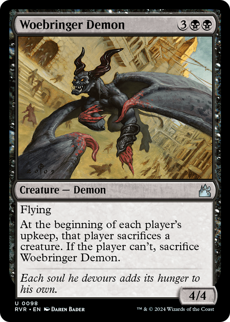 Woebringer Demon [Ravnica Remastered] | Event Horizon Hobbies CA