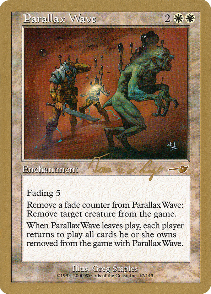 Parallax Wave (Tom van de Logt) [World Championship Decks 2000] | Event Horizon Hobbies CA