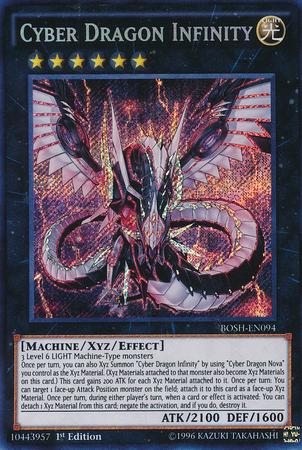 Cyber Dragon Infinity [BOSH-EN094] Secret Rare | Event Horizon Hobbies CA