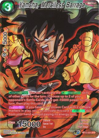 Yamcha, Merciless Barrage (SPR) (BT10-008) [Rise of the Unison Warrior] | Event Horizon Hobbies CA