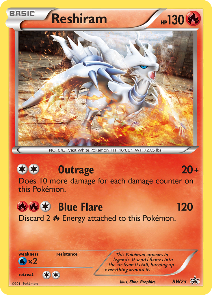 Reshiram (BW23) [Black & White: Black Star Promos] | Event Horizon Hobbies CA