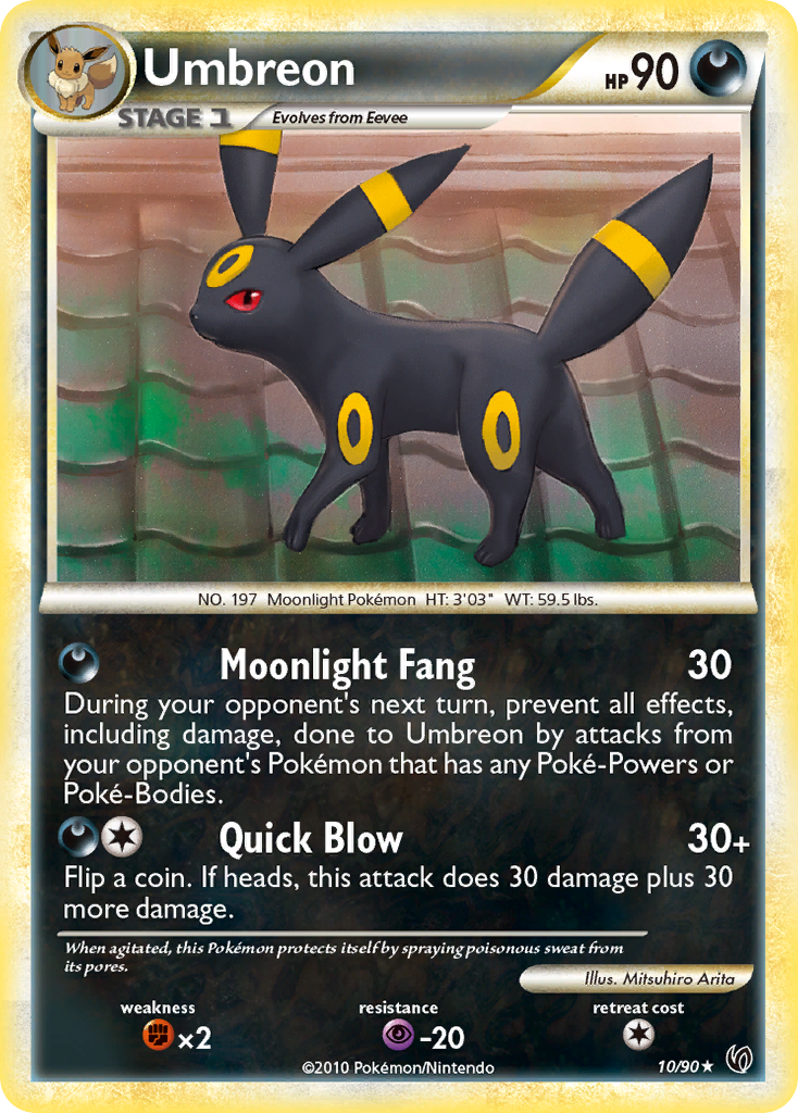 Umbreon (10/90) [HeartGold & SoulSilver: Undaunted] | Event Horizon Hobbies CA