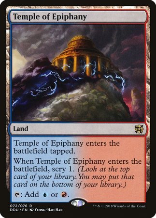 Temple of Epiphany [Duel Decks: Elves vs. Inventors] | Event Horizon Hobbies CA