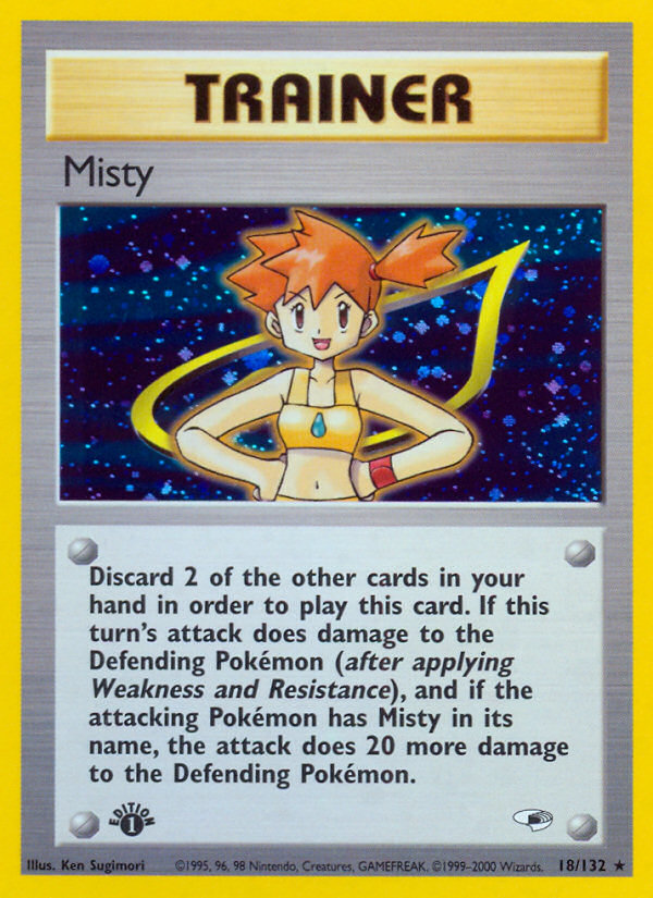 Misty (18/132) [Gym Heroes 1st Edition] | Event Horizon Hobbies CA