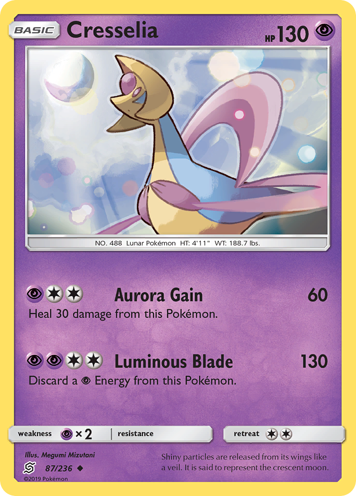 Cresselia (87/236) [Sun & Moon: Unified Minds] | Event Horizon Hobbies CA