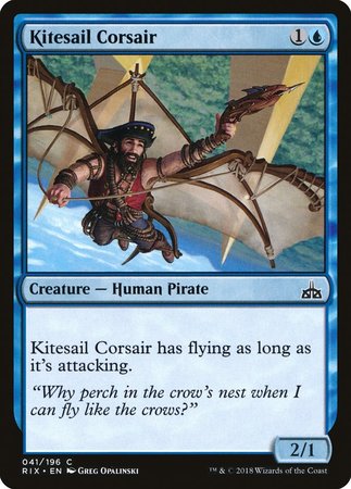 Kitesail Corsair [Rivals of Ixalan] | Event Horizon Hobbies CA