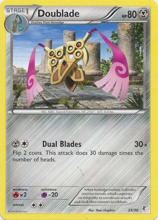 Doublade (23/30) [XY: Trainer Kit 1 - Bisharp] | Event Horizon Hobbies CA