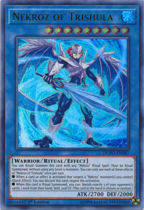 Nekroz of Trishula [DUPO-EN087] Ultra Rare | Event Horizon Hobbies CA