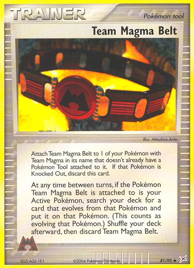 Team Magma Belt (81/95) [EX: Team Magma vs Team Aqua] | Event Horizon Hobbies CA