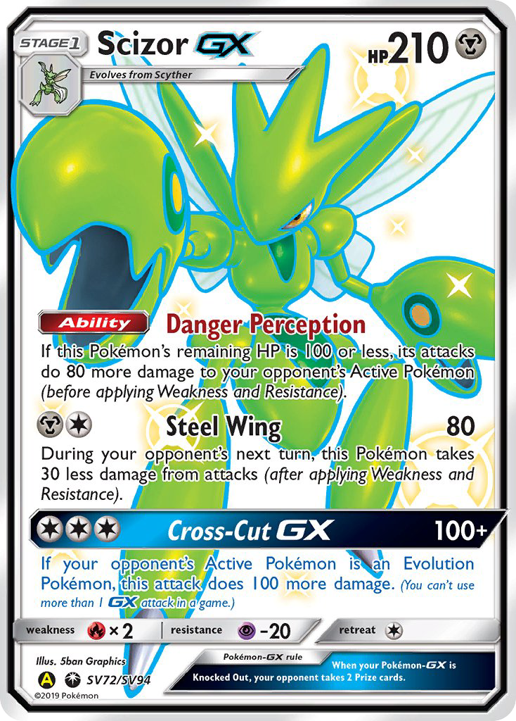 Scizor GX (SV72/SV94) [Sun & Moon: Hidden Fates - Shiny Vault] | Event Horizon Hobbies CA