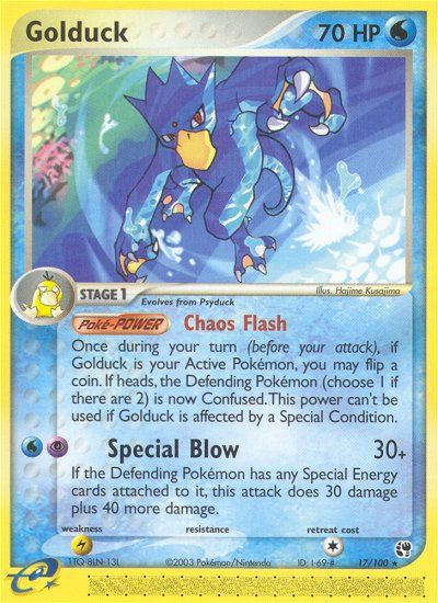 Golduck (17/100) [EX: Sandstorm] | Event Horizon Hobbies CA