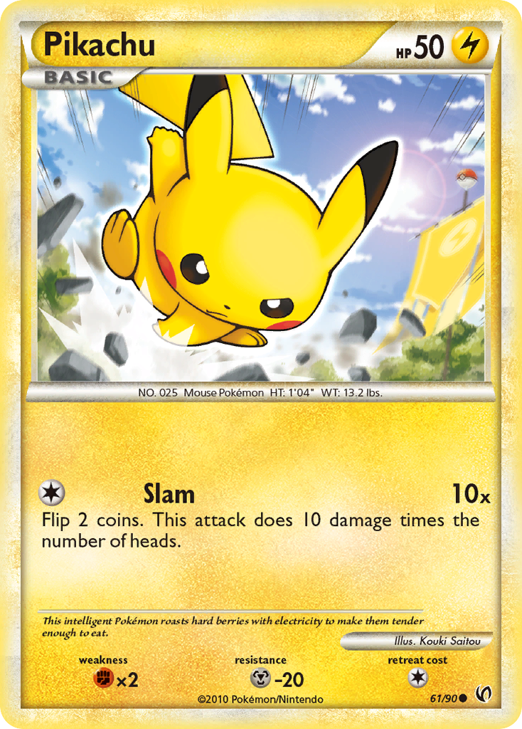 Pikachu (61/90) [HeartGold & SoulSilver: Undaunted] | Event Horizon Hobbies CA