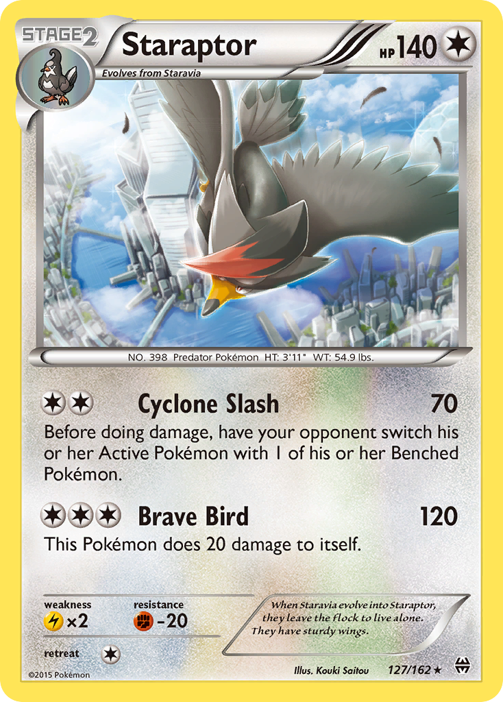 Staraptor (127/162) [XY: BREAKthrough] | Event Horizon Hobbies CA