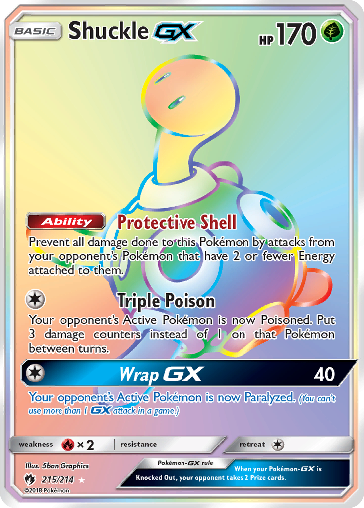 Shuckle GX (215/214) [Sun & Moon: Lost Thunder] | Event Horizon Hobbies CA