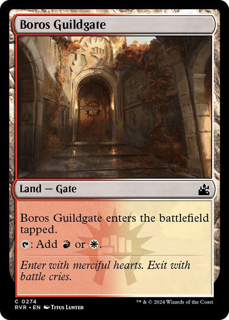 Boros Guildgate [Ravnica Remastered] | Event Horizon Hobbies CA